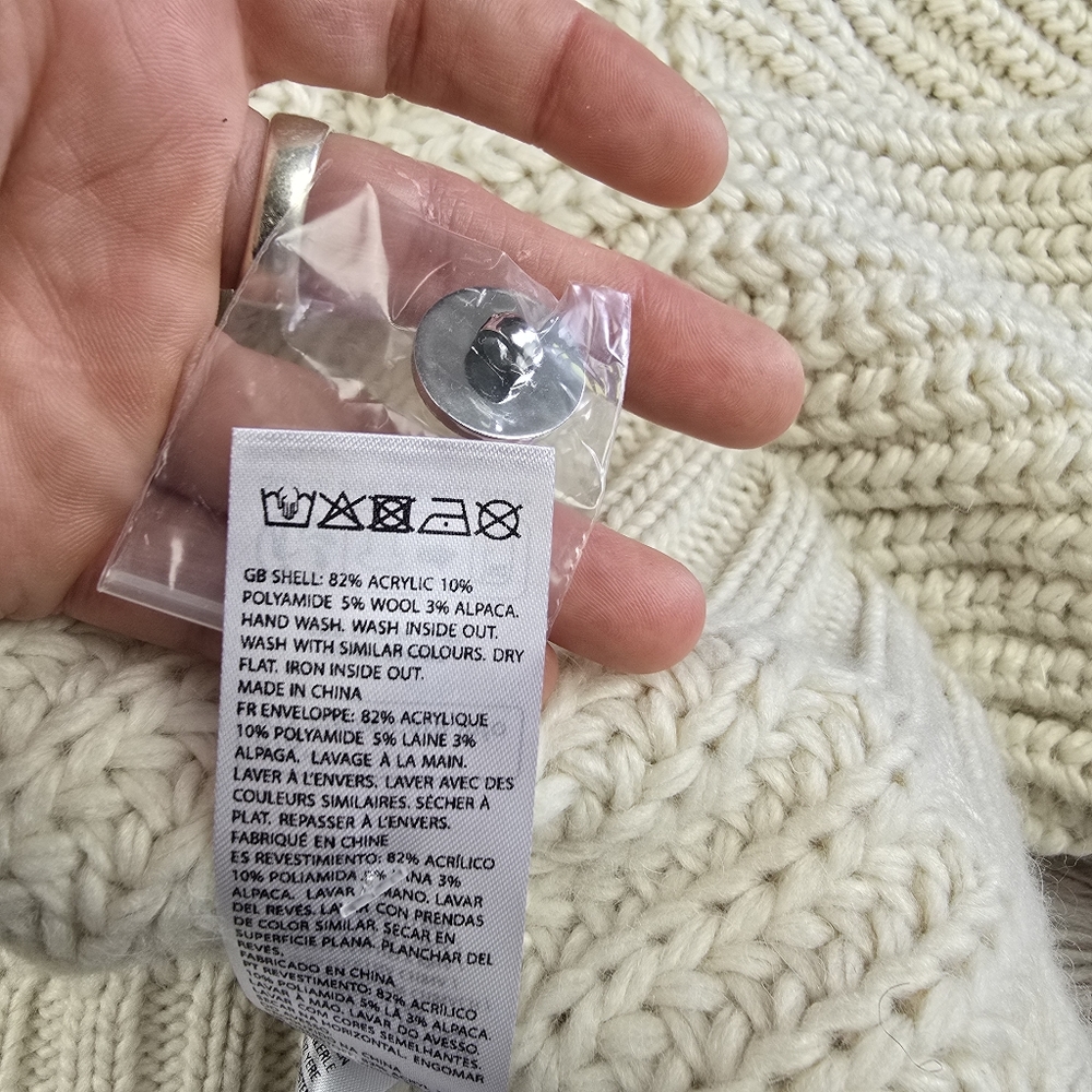 NA-KD Knitted Cardigan Sweater Large - Picture 8 of 13